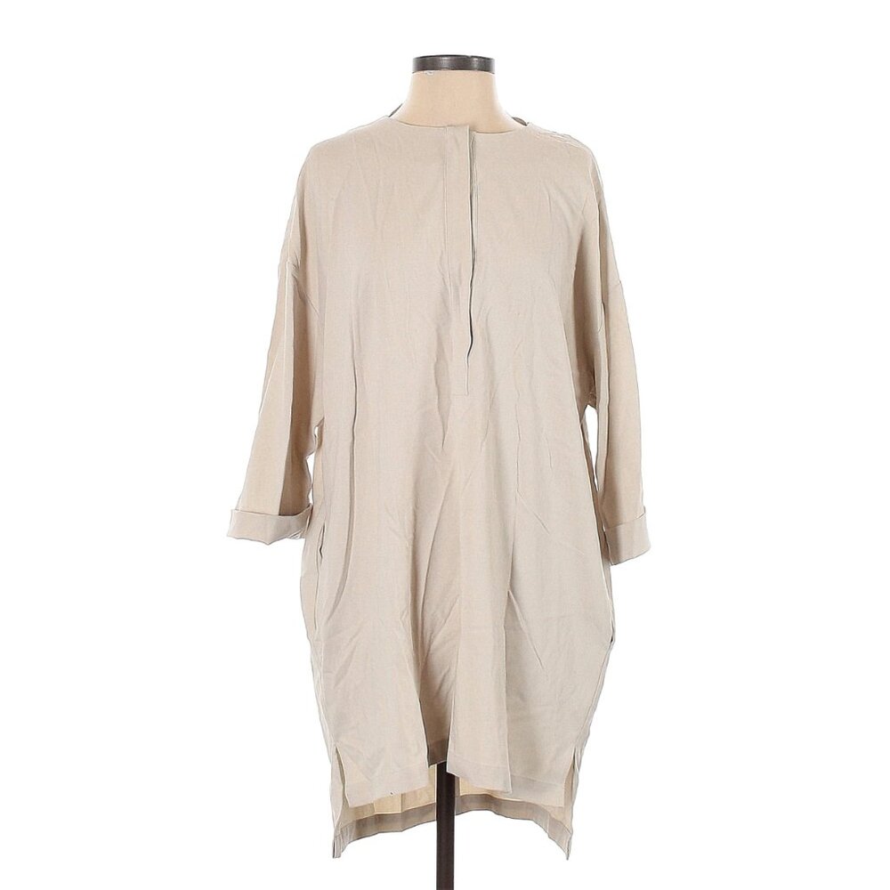 Oak + Fort Ivory Shirt Dress